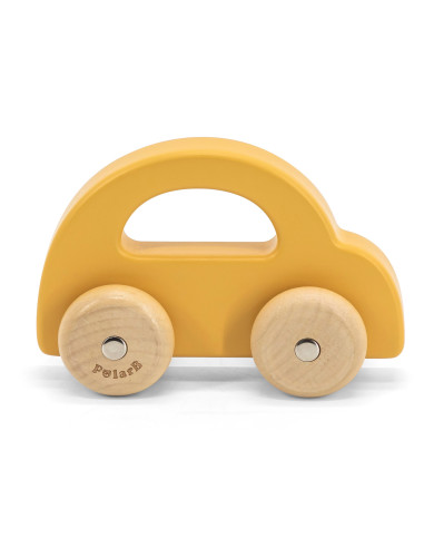 VIGA PolarB Wooden Push Car Yellow