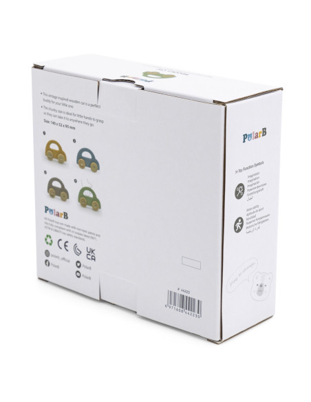 VIGA PolarB Wooden Push Car Green