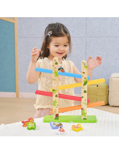 VIGA Wooden Slide for Animals Jungle 7 pcs. 2