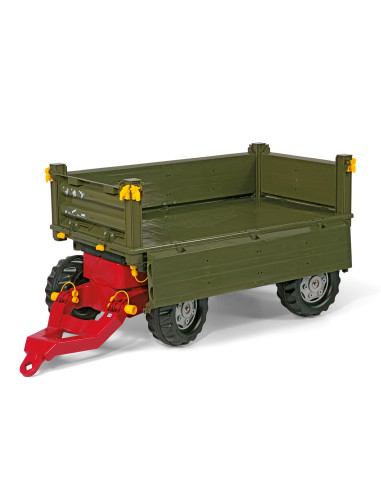 Rolly Toys rollyTrailer Rolly Multi two-axle trailer green