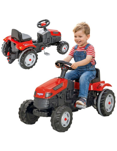 WOOPIE Pedal Tractor Farmer GoTrac Tractor Silent Wheels