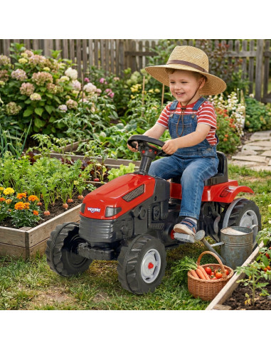 WOOPIE Pedal Tractor Farmer GoTrac Tractor Silent Wheels