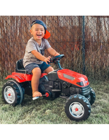 WOOPIE Pedal Tractor Farmer GoTrac Tractor Silent Wheels