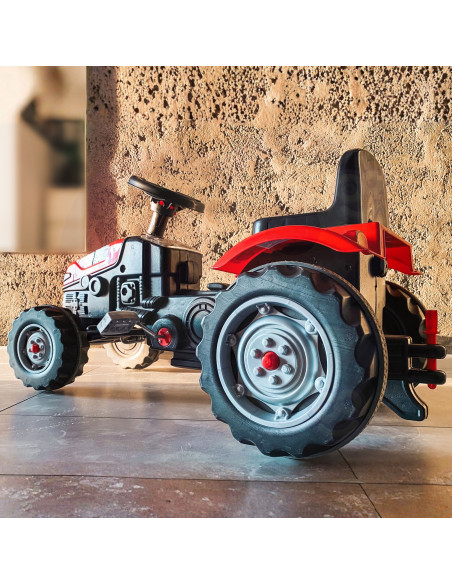 WOOPIE Pedal Tractor Farmer GoTrac Tractor Silent Wheels