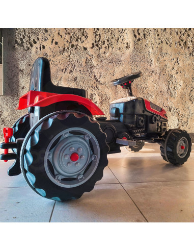 WOOPIE Pedal Tractor Farmer GoTrac Tractor Silent Wheels
