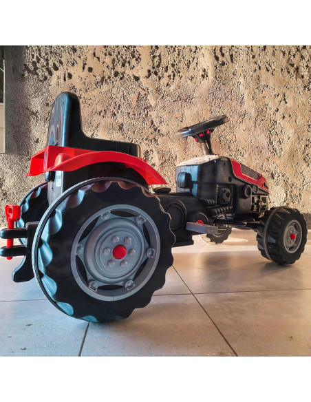 WOOPIE Pedal Tractor Farmer GoTrac Tractor Silent Wheels