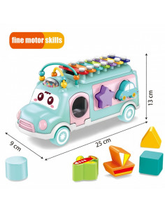 WOOPIE BABY Musical Car Sorter with Cymbals Green 2