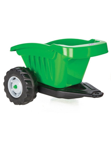 WOOPIE Farmer GoTrac MAXI Pedal Tractor with Silent Wheel Trailer