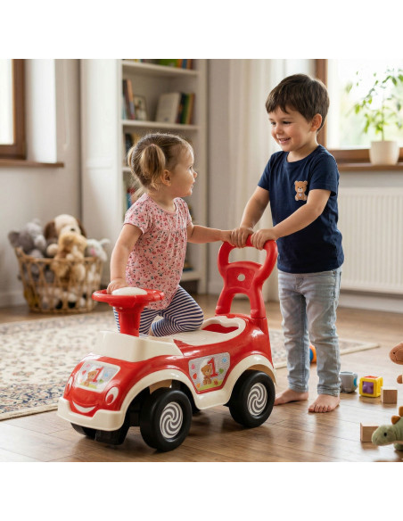 WOOPIE 4-in-1 Ride-on Sorter Pusher Walker + Horn Storage