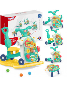 WOOPIE BABY 5in1 daugiafunkcinė vaikštynė Blue 1+