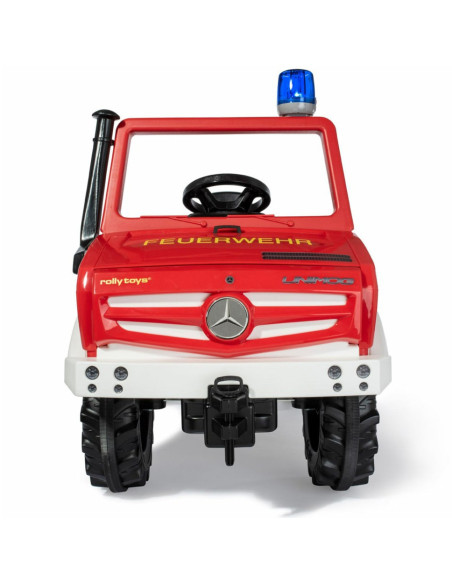 Rolly Toys Unimog Mercedes Benz Pedal Car Firefighter + Rooster