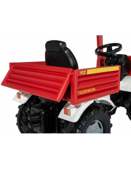 Rolly Toys Unimog Mercedes Benz Pedal Car Firefighter + Rooster