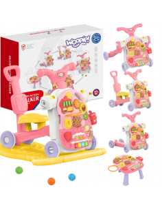 WOOPIE BABY Прогулочная рама 5 в 1 Многофункциональная розовая 1+
