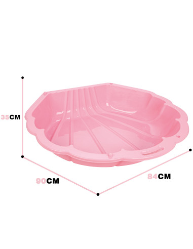 WOOPIE Smėlio dėžės baseino kriauklė Pink 3in1 sausas baseinas 1 vnt.