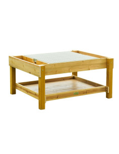 MASTERKIDZ medinis mokomasis stalas 1200L STEM lauke + priedai 2