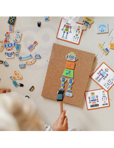 VIGA Medinis nagų dailė 45 vienetų Montessori 2