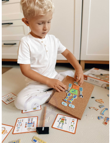 VIGA Wooden Nail Art 45 Piece Montessori