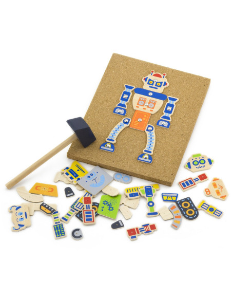 VIGA Wooden Nail Art 45 Piece Montessori