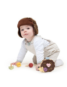 VIGA PolarB Medinis konstrukcinis žaislas ežiukas su Montessori varžtais 2