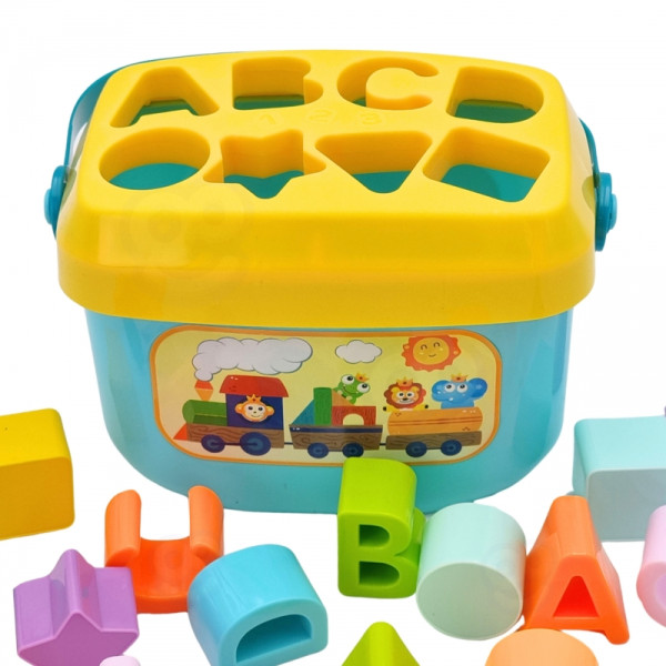 WOOPIE BABY 2-in-1 rūšiavimo dėklas + abėcėlės ir formų mokymasis WOOPIE BABY 2-in-1 rūšiavimo dėklas + abėcėlės ir formų mokymasis