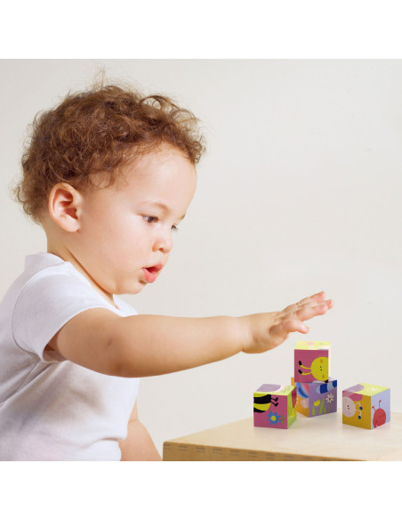 VIGA Wooden Puzzle Farm 4 Blocks