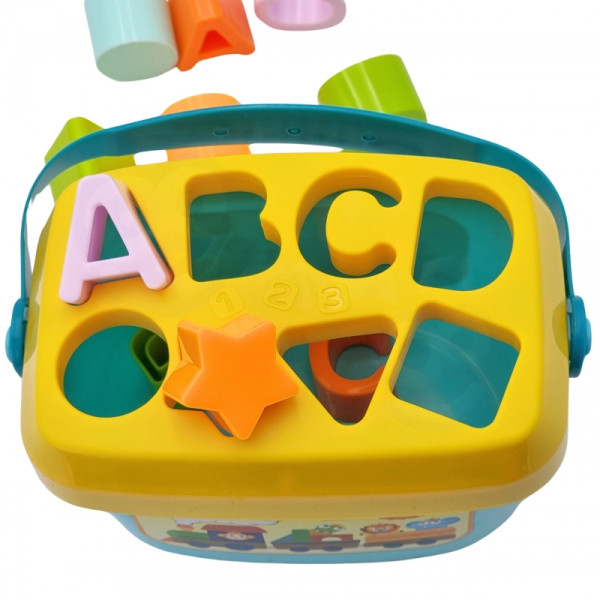 WOOPIE BABY 2-in-1 rūšiavimo dėklas + abėcėlės ir formų mokymasis WOOPIE BABY 2-in-1 rūšiavimo dėklas + abėcėlės ir formų mokymasis