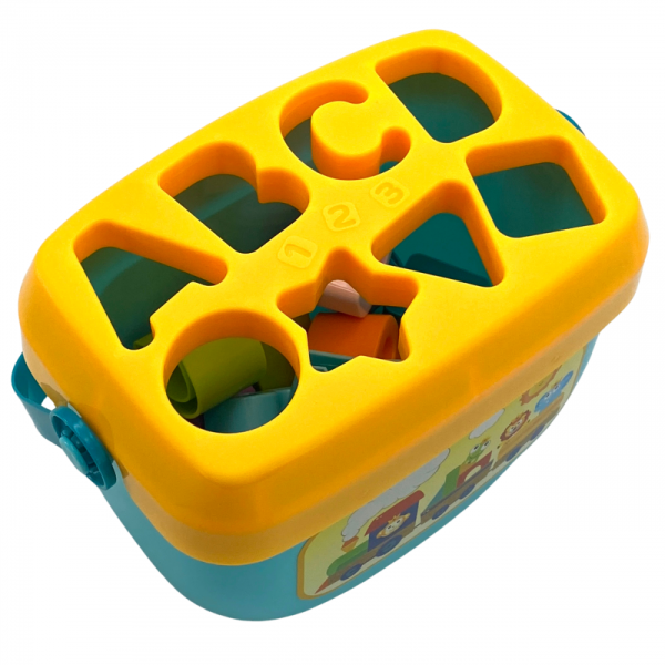 WOOPIE BABY 2-in-1 rūšiavimo dėklas + abėcėlės ir formų mokymasis WOOPIE BABY 2-in-1 rūšiavimo dėklas + abėcėlės ir formų mokymasis