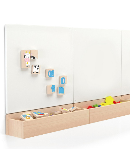 VIGA Medinė magnetinė dėlionė "Animals Jigsaw Puzzle" FSC sertifikuota