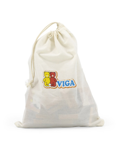 VIGA Medinė magnetinė dėlionė "Animals Jigsaw Puzzle" FSC sertifikuota