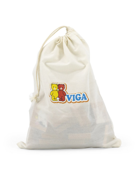 VIGA Medinė magnetinė dėlionė "Animals Jigsaw Puzzle" FSC sertifikuota