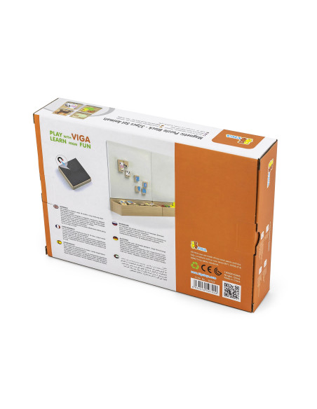 VIGA Medinė magnetinė dėlionė "Animals Jigsaw Puzzle" FSC sertifikuota