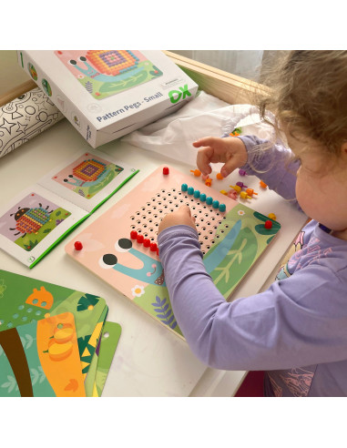 Žaislinė dėlionė su smeigtukais ir laipiojimo kaladėlėmis