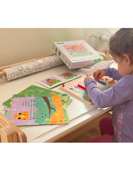 Žaislinė dėlionė su smeigtukais ir laipiojimo kaladėlėmis