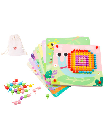 Головоломка TOOKY TOY с булавками и колышками для лазания.