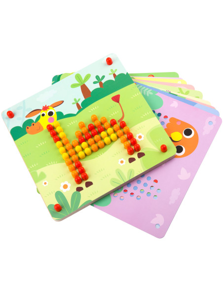 Žaislinė dėlionė su smeigtukais ir laipiojimo kaladėlėmis