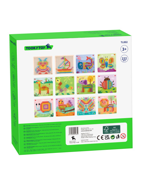 Головоломка TOOKY TOY с булавками и колышками для лазания.