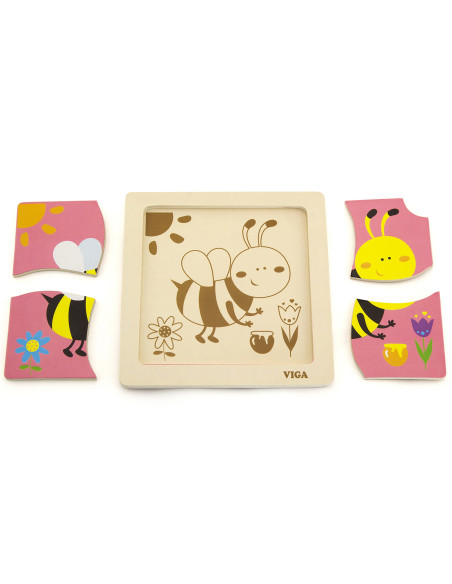 VIGA Patogi medinė bičių dėlionė