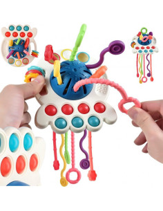 WOOPIE BABY Zabawka Sensoryczna Montessori Gryzak Wielofunkcyjny 0+