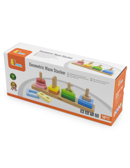 VIGA Wooden Geometric Sorter Maze
