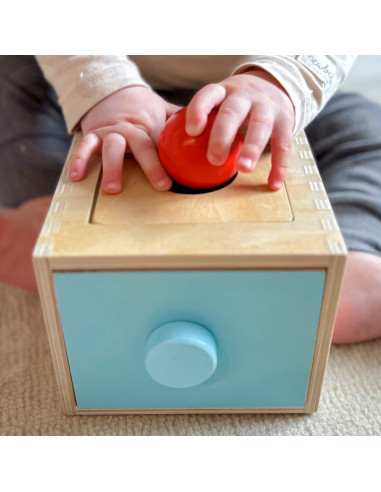 WOOPIE GREEN Wooden Educational Drawer 4-in-1 Montessori Sorter Carrot Game FSC