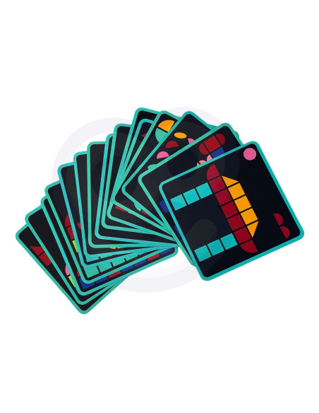 TOOKY TOY Medinė mozaika Montessori dėlionė