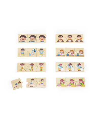 VIGA Medinės dėlionės vaikams