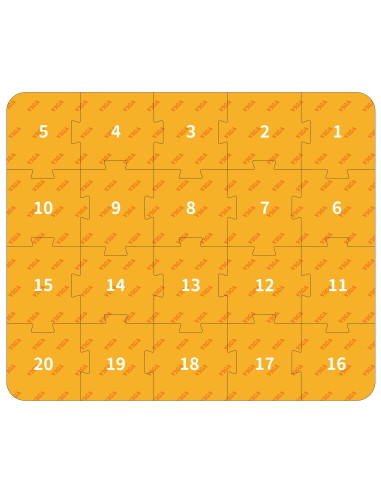 VIGA medinis rinkinys "Building a City Blocks Board" figūrėlės