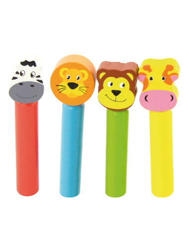 VIGA Wooden Jumping Animals Noah's Ark