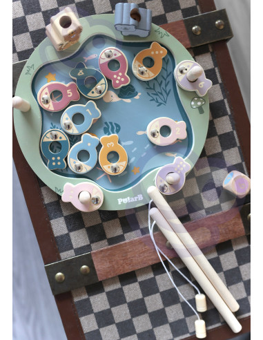 VIGA PolarB Wooden Fishing Game