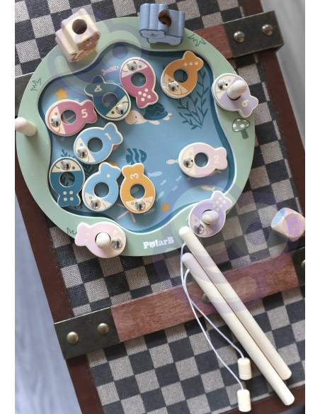 VIGA PolarB Wooden Fishing Game