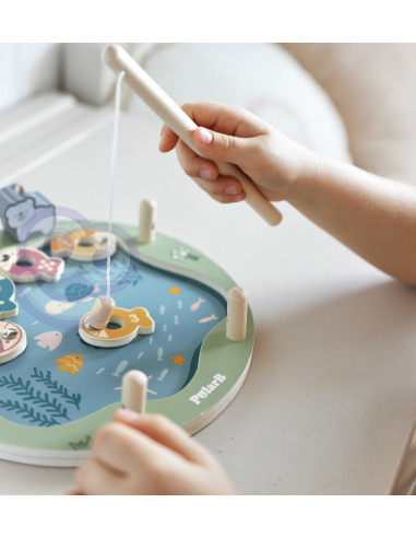 VIGA PolarB Wooden Fishing Game
