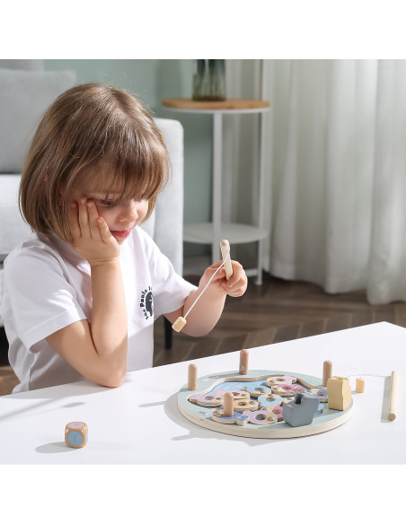 VIGA PolarB Wooden Fishing Game