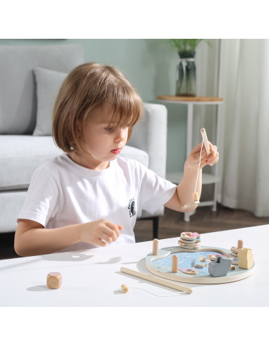 VIGA PolarB Wooden Fishing Game