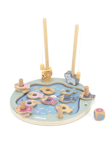 VIGA PolarB Wooden Fishing Game